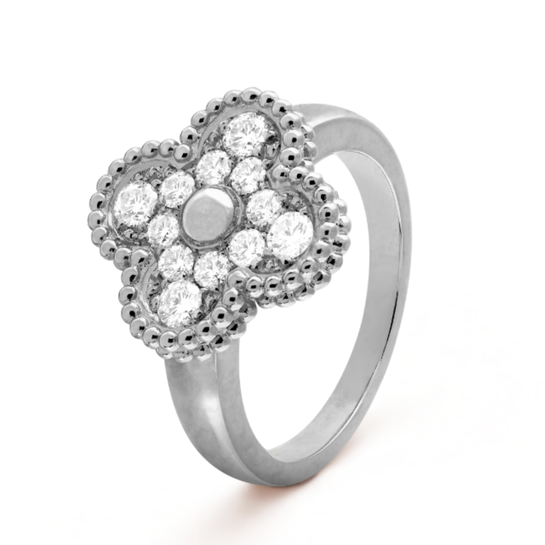 Amber Ring - Diamant / Zilver