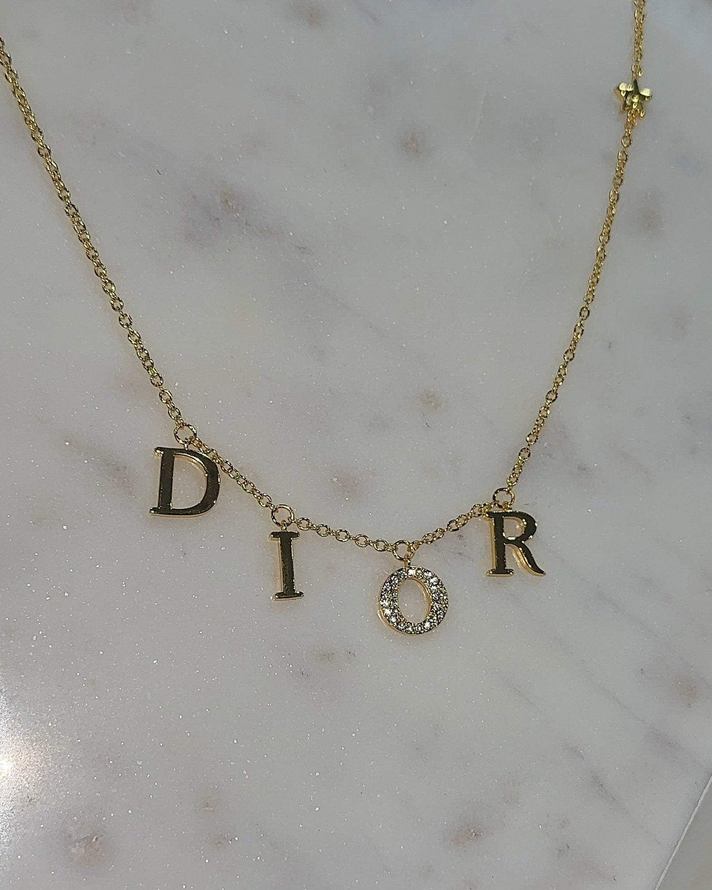 Collier CD en or
