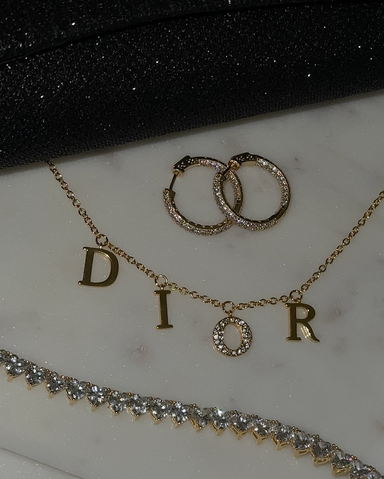 Collier CD en or
