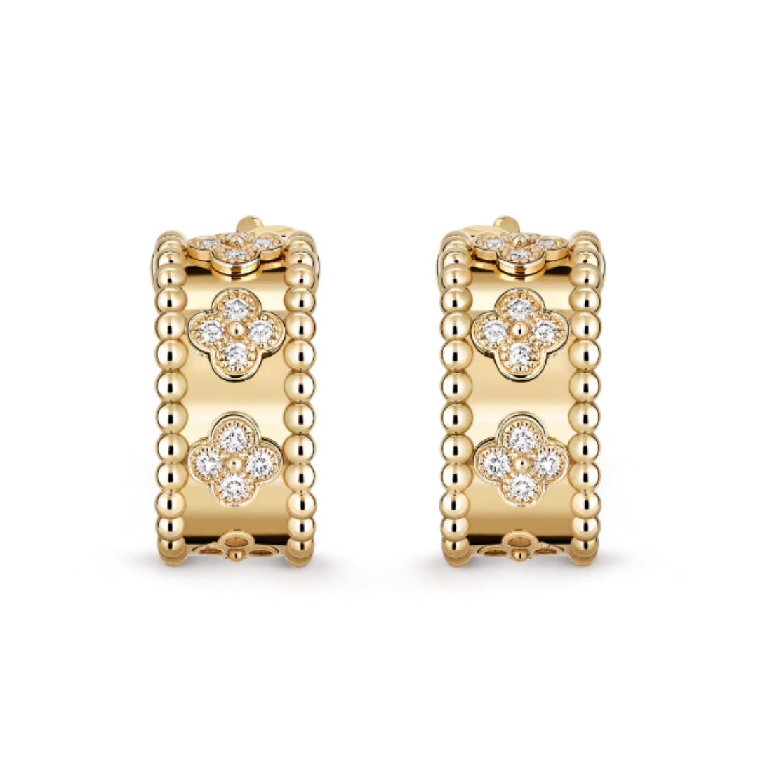 Abby Boucles d'oreilles - Diamant / Or