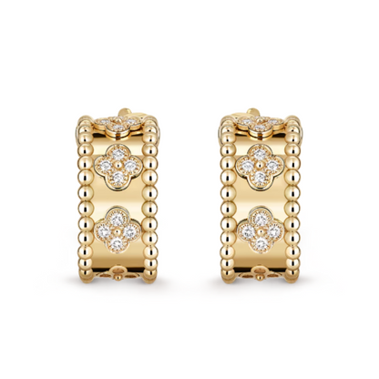 Abby Boucles d'oreilles - Diamant / Or