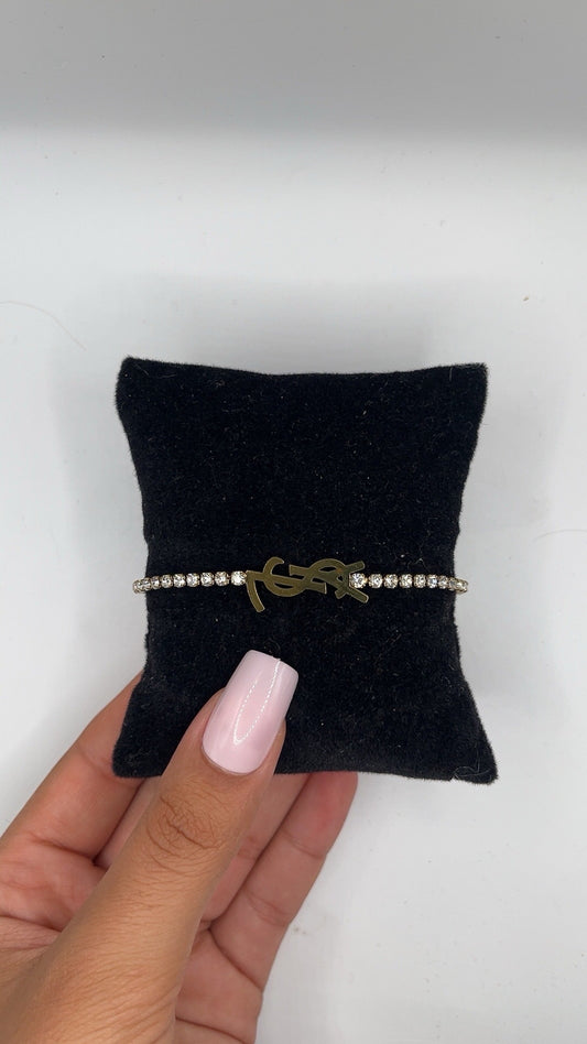 YSL Bracelet en strass