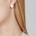 Coki boucles d'oreilles - Blanc