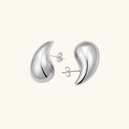 Boucles d'oreilles goutte d'eau en or