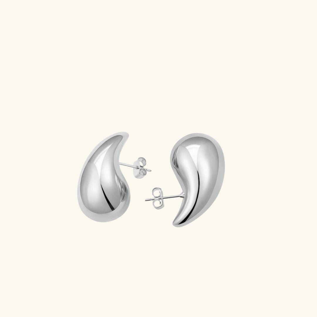 Boucles d'oreilles goutte d'eau en or