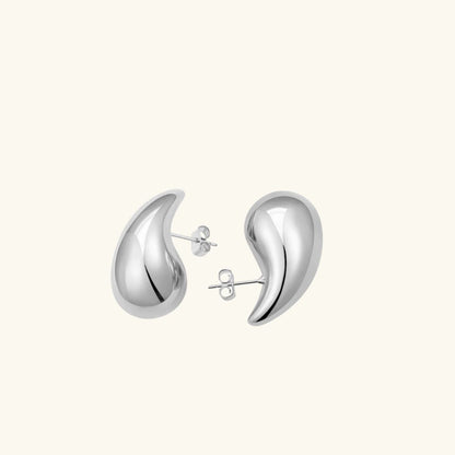 Boucles d'oreilles goutte d'eau en or